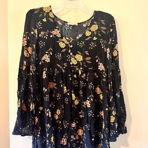 Black Floral Dress